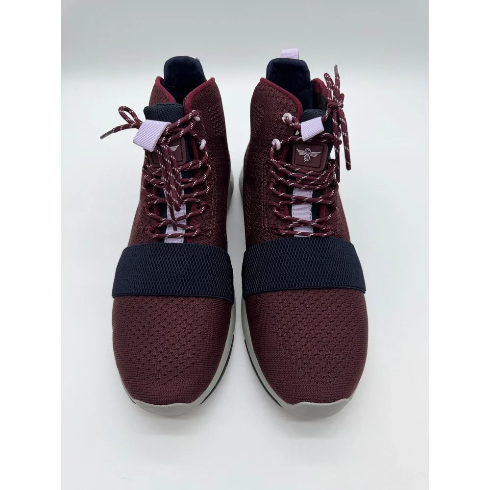 Creative‎ Recreation Modica Dark Burgundy Navy Knit High Top Sneakers Mens 9